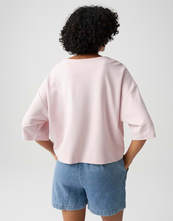 Opus Syros t-shirt licht roze – dames