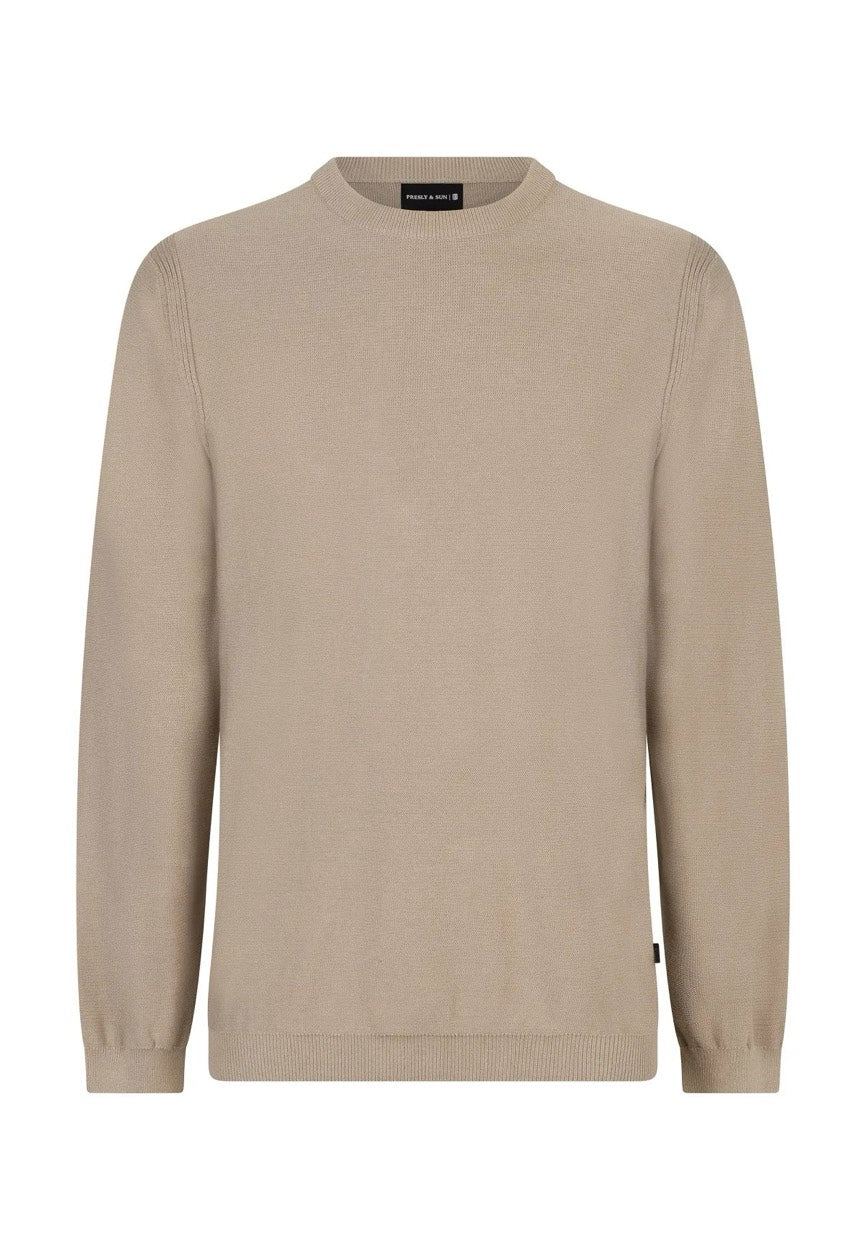 presly & sun Mitch trui taupe – heren