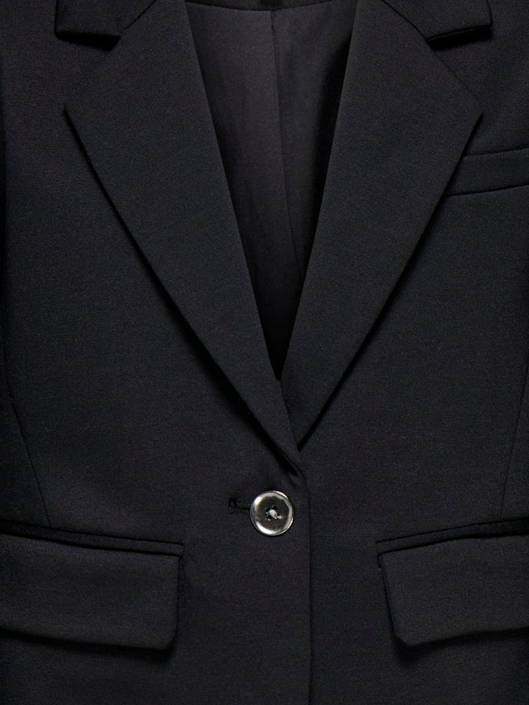 Kogpeach Life L/s Oversize Sh Blazer Tlr - Zwart