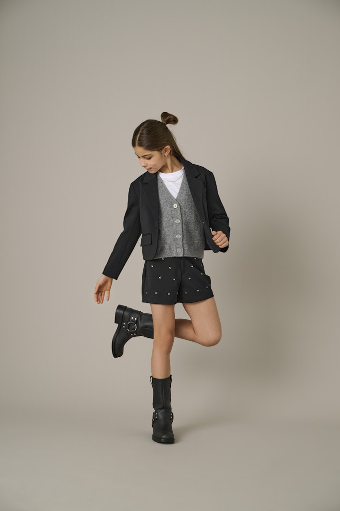 Kogpeach Life L/s Oversize Sh Blazer Tlr - Zwart