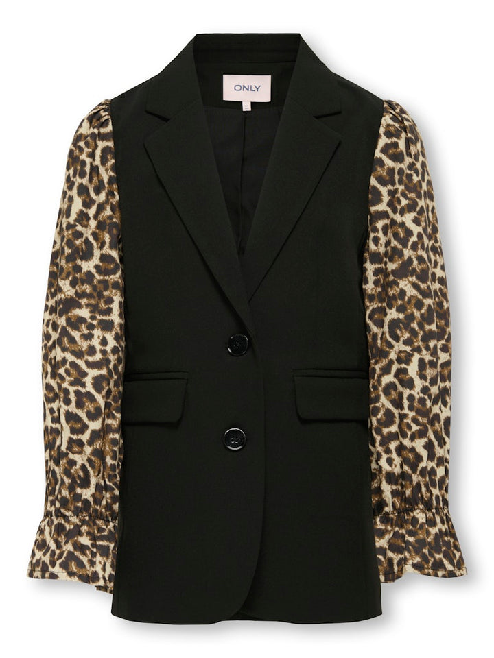Kogkira Oversize Leo Sle. Ls Blazer Tlr - Zwart