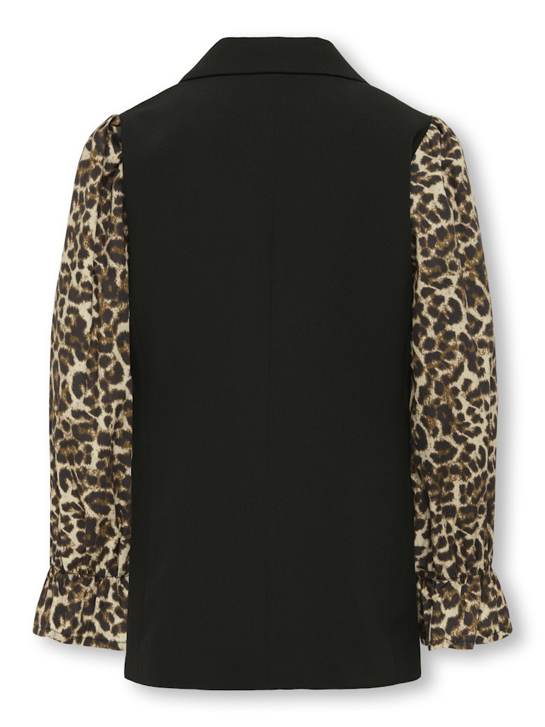 Kogkira Oversize Leo Sle. Ls Blazer Tlr - Zwart