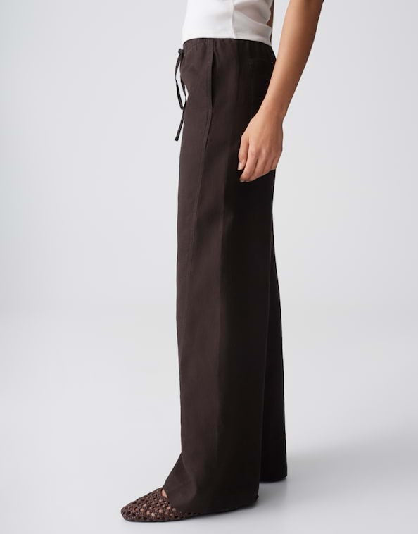 Opus Mileni resort lange broek bruin – dames