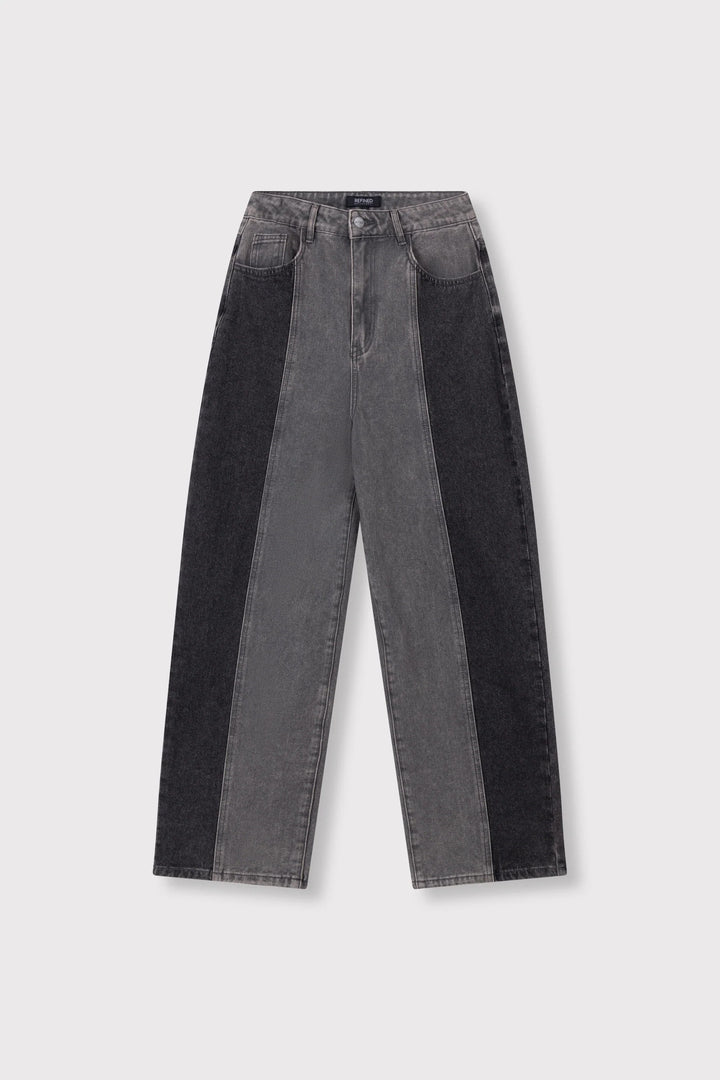 Refined department jeans low croth-baggy fit dames - grey denim