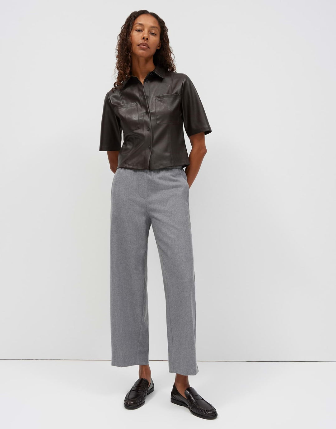 Opus Marou edit 10624014522465 lange broek dames grijs melee