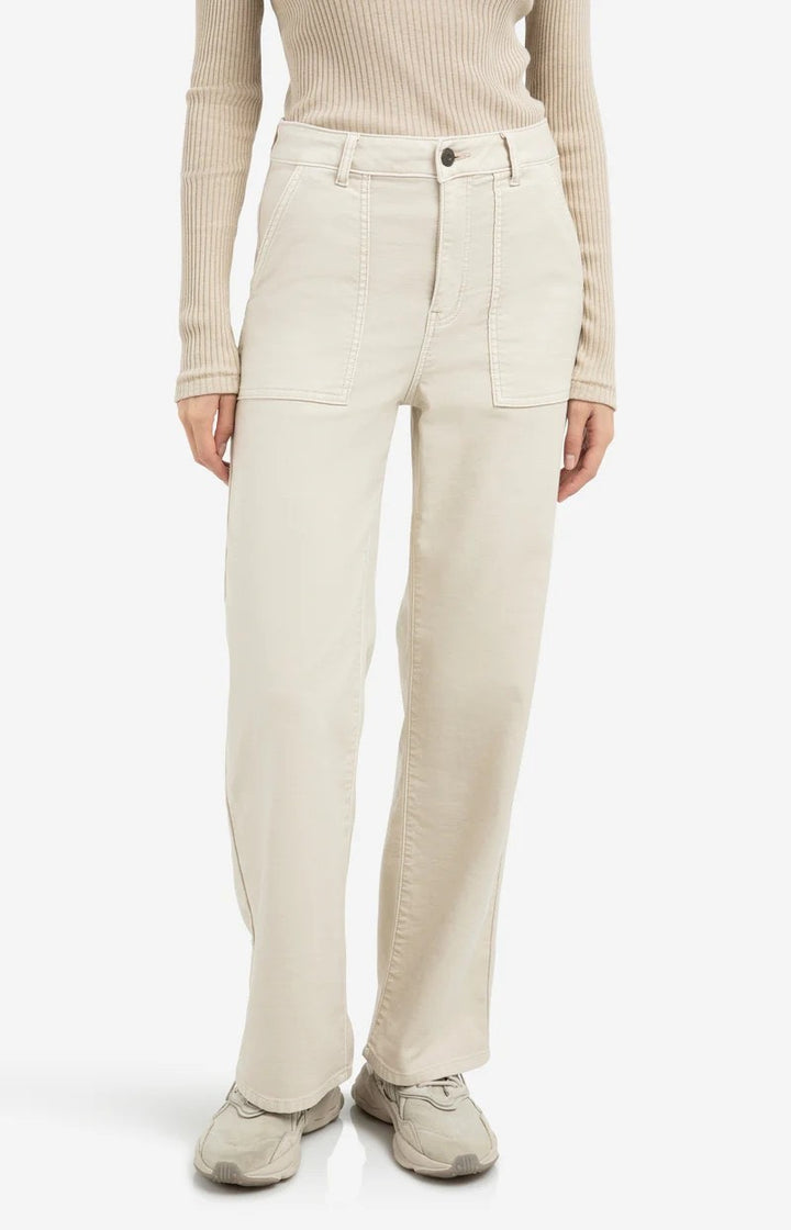 YAYA Women 01-301236-601 lange broek ecru