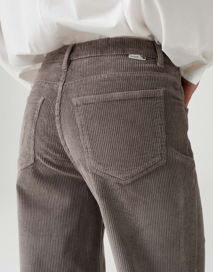Opus Mivi 10607313362248 jeans low croth-baggy fit kaki - Taupe - L31