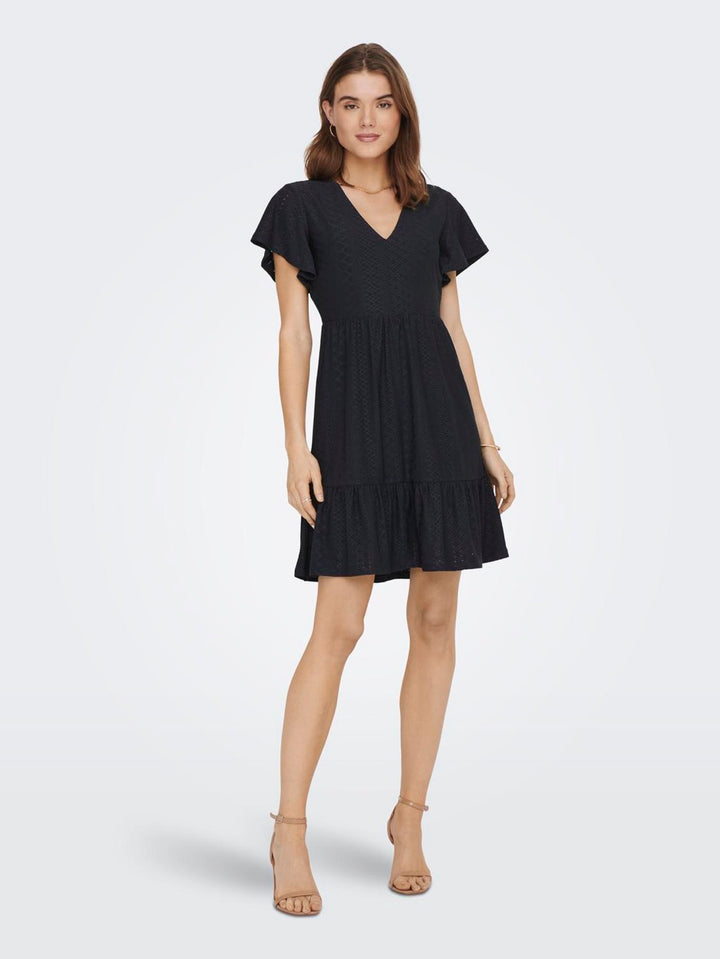 Only Sandra jurk kort navy – dames