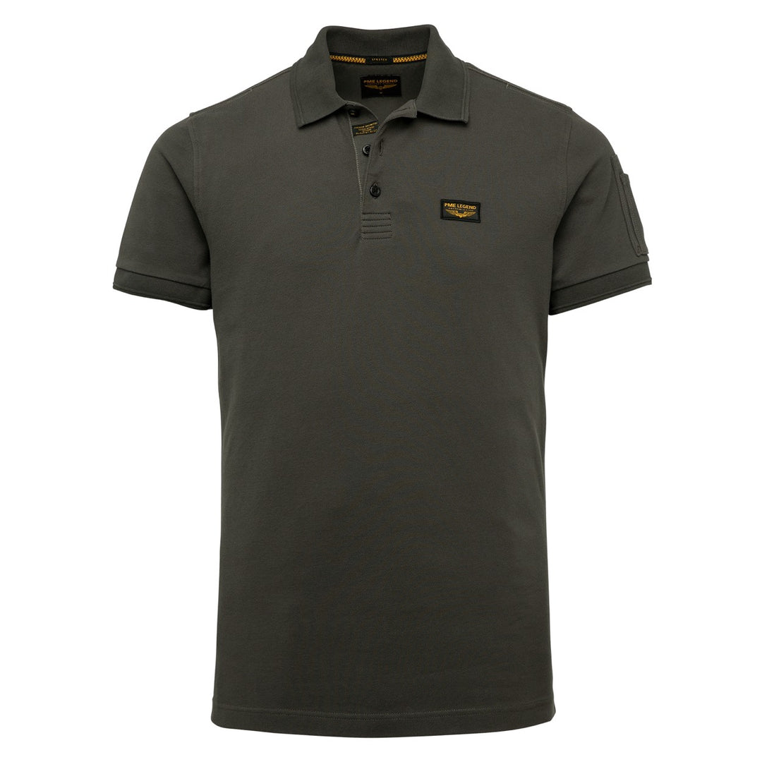 PME-Legend polo k/m heren donkergroen – trendy en comfortabel