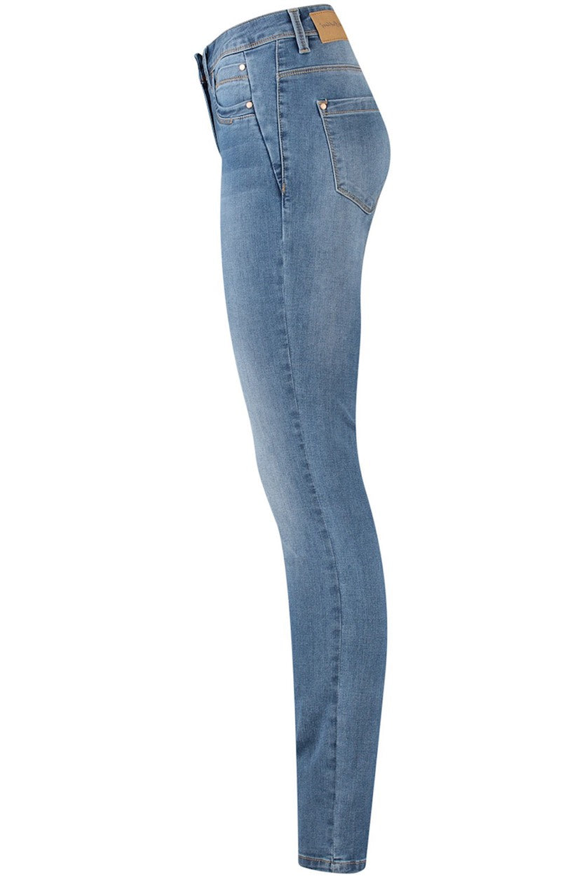 Red Button Jimmy 3808 jeans slim fit dames – blue denim - L30