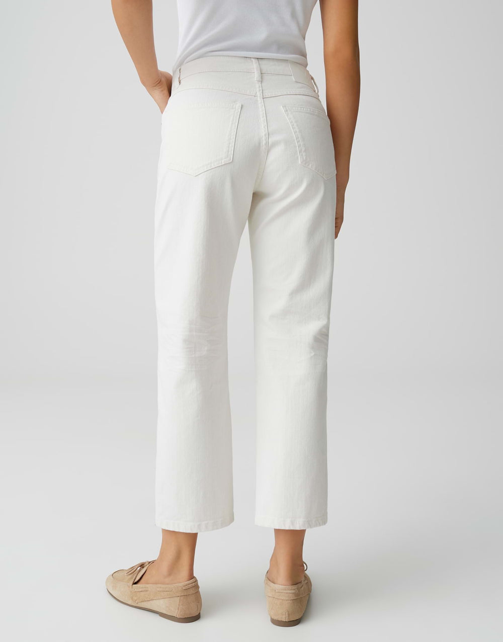 Opus Minah jeans ecru – dames low croth-baggy fit - 26