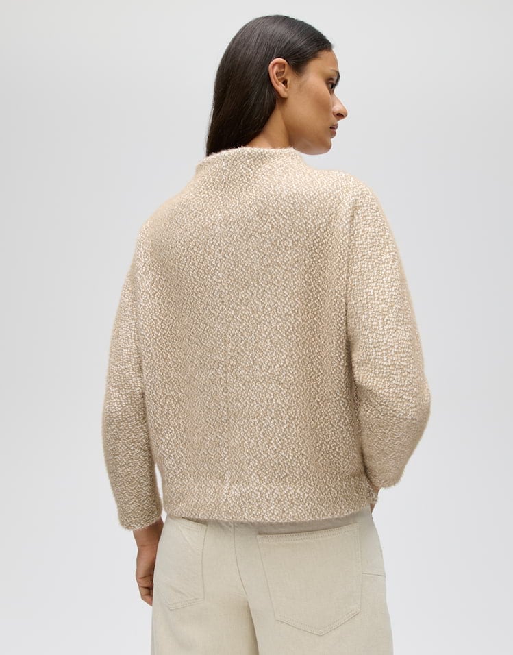 Opus Genuri 10638014600475 sweater dames licht bruin