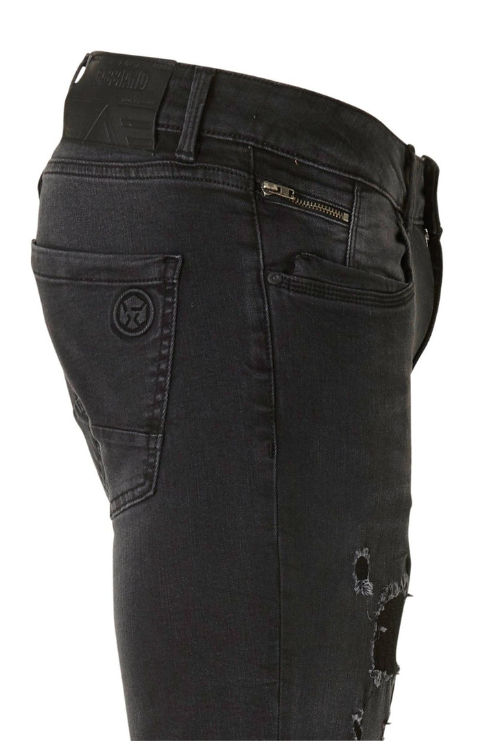 Gabbiano men 82655 Ultimo jeans skinny fit black denim – heren - L34