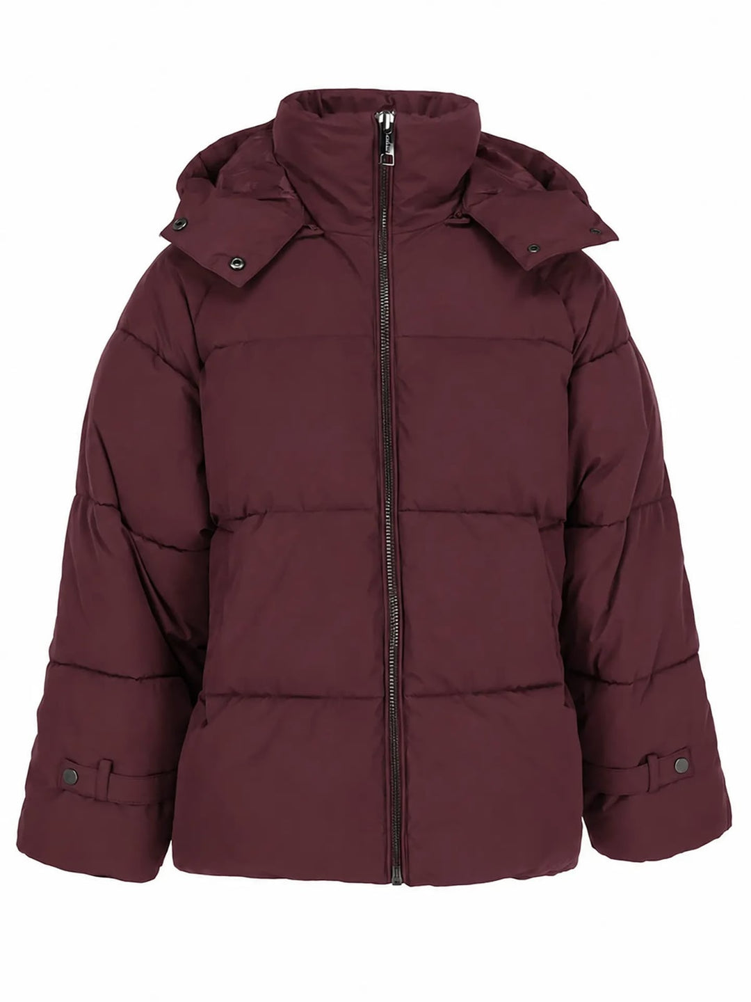 Covered winterjas dames Ann bordeaux – wintercollectie