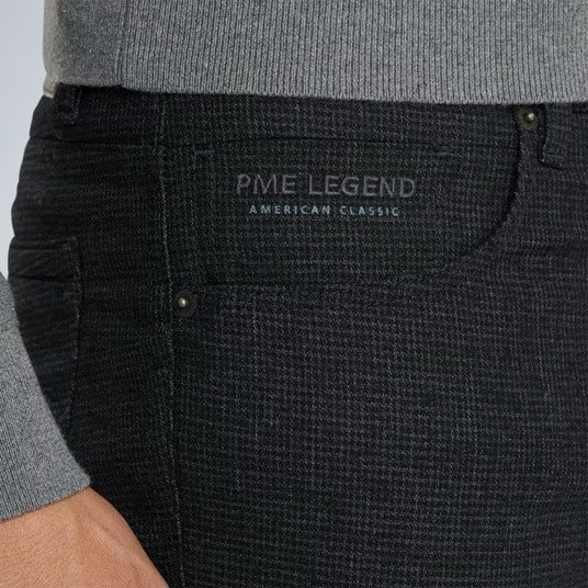 PME-Legend PTR2409622-5281 lange broek heren - Grijs Dessin - L32