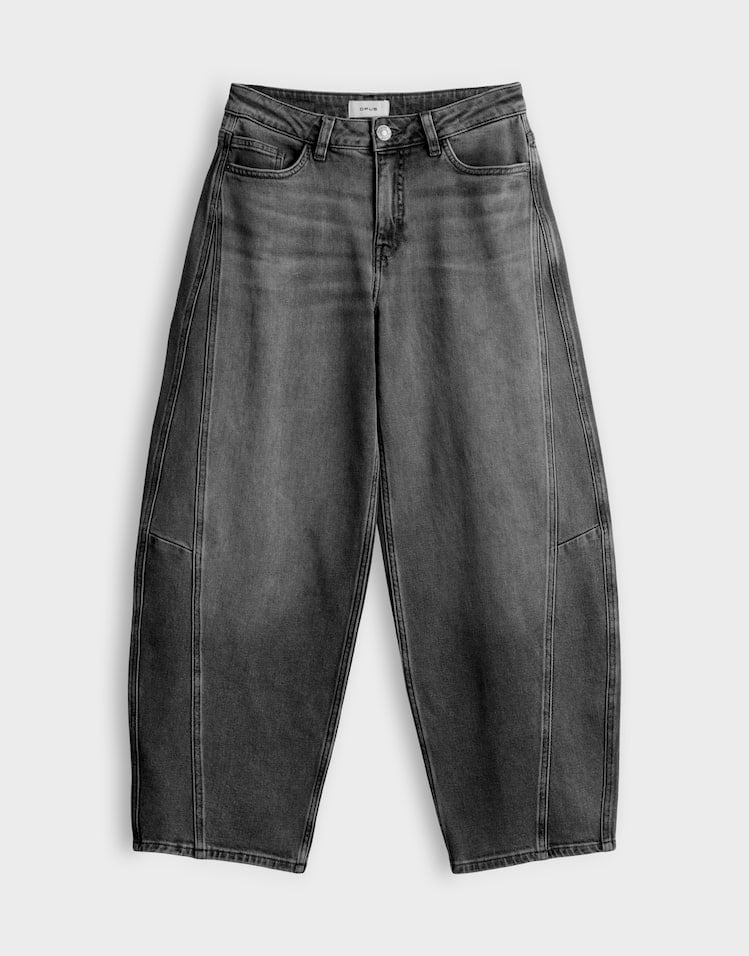 Opus Lolah motion 105393144601106 jeans loose fit grey denim - L28