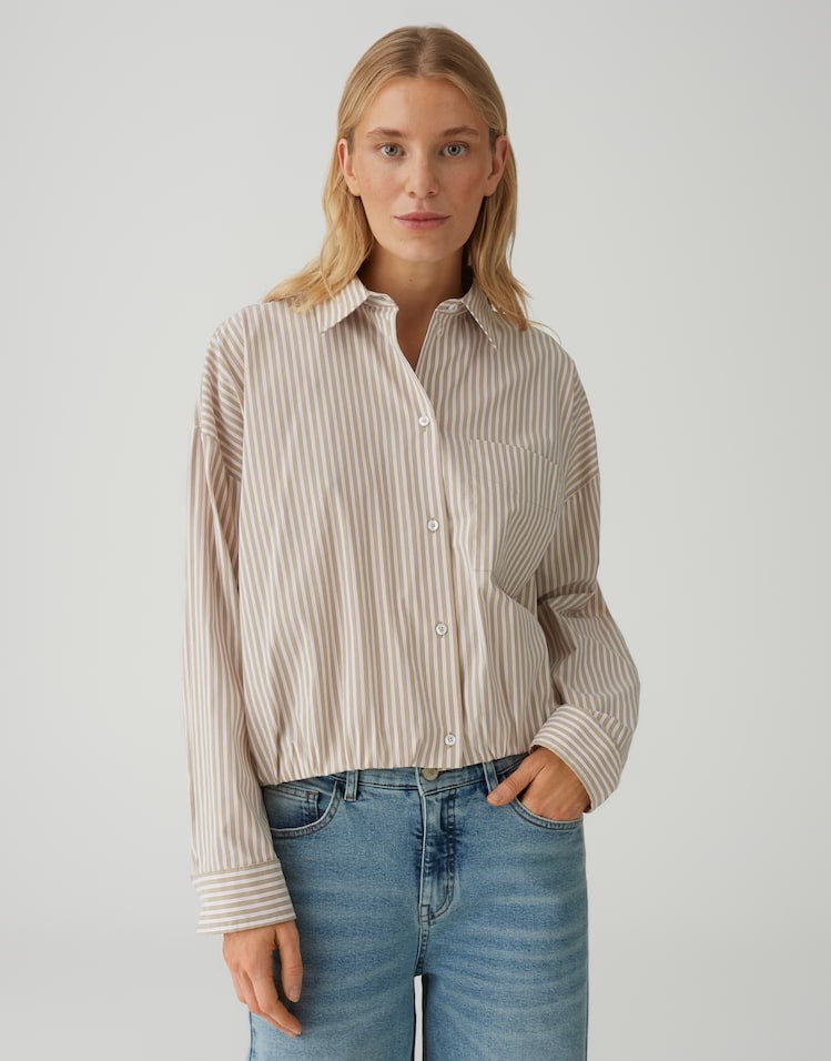 Opus blouse l/m dames zand dessin – Fresa 10517013867106