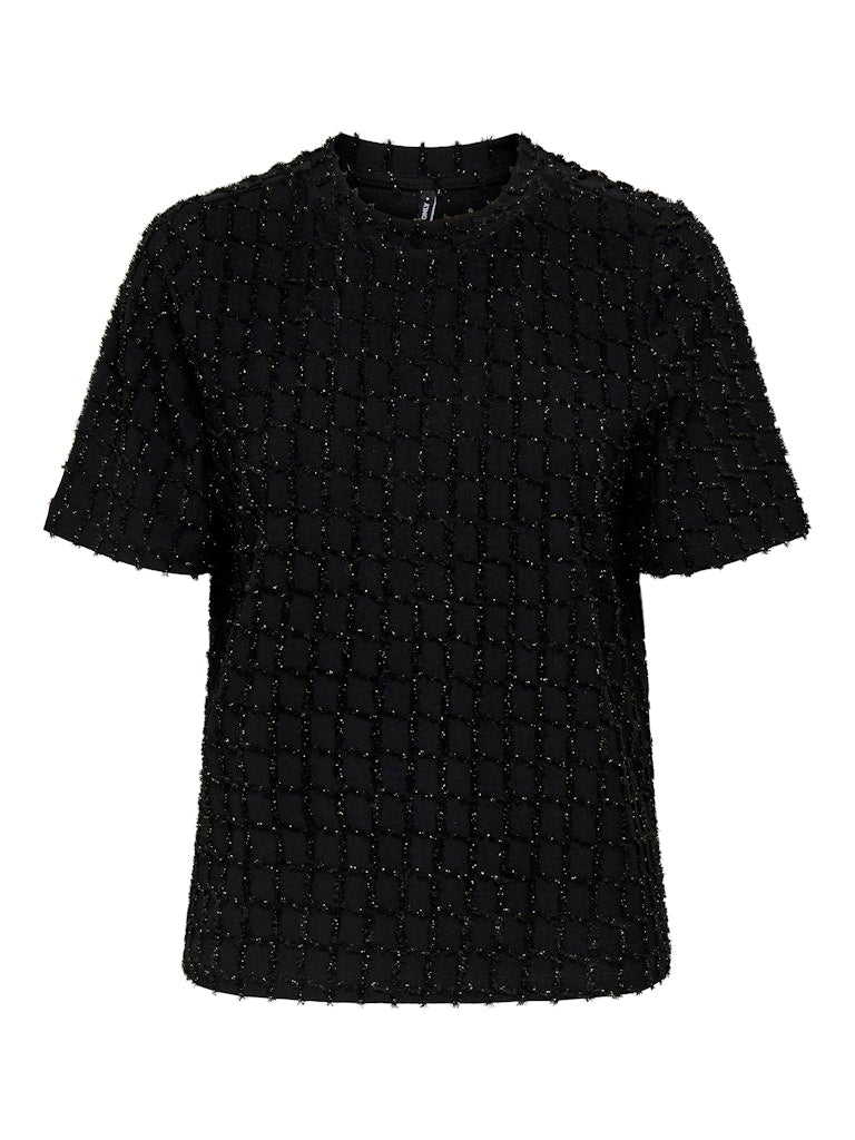 Only Ines t-shirt zwart – dames