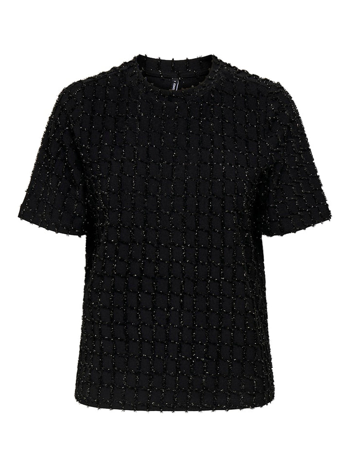 Only Ines t-shirt zwart – dames
