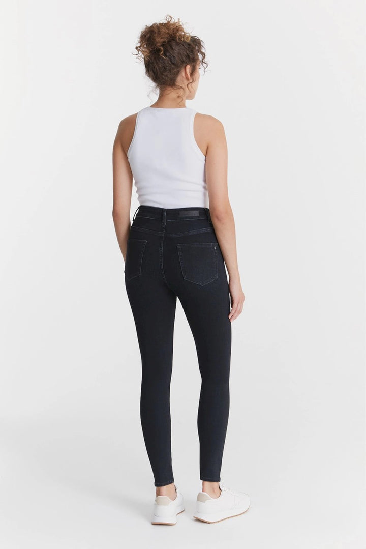 COJ Lilly L30 skinny fit jeans black denim – dames - L30