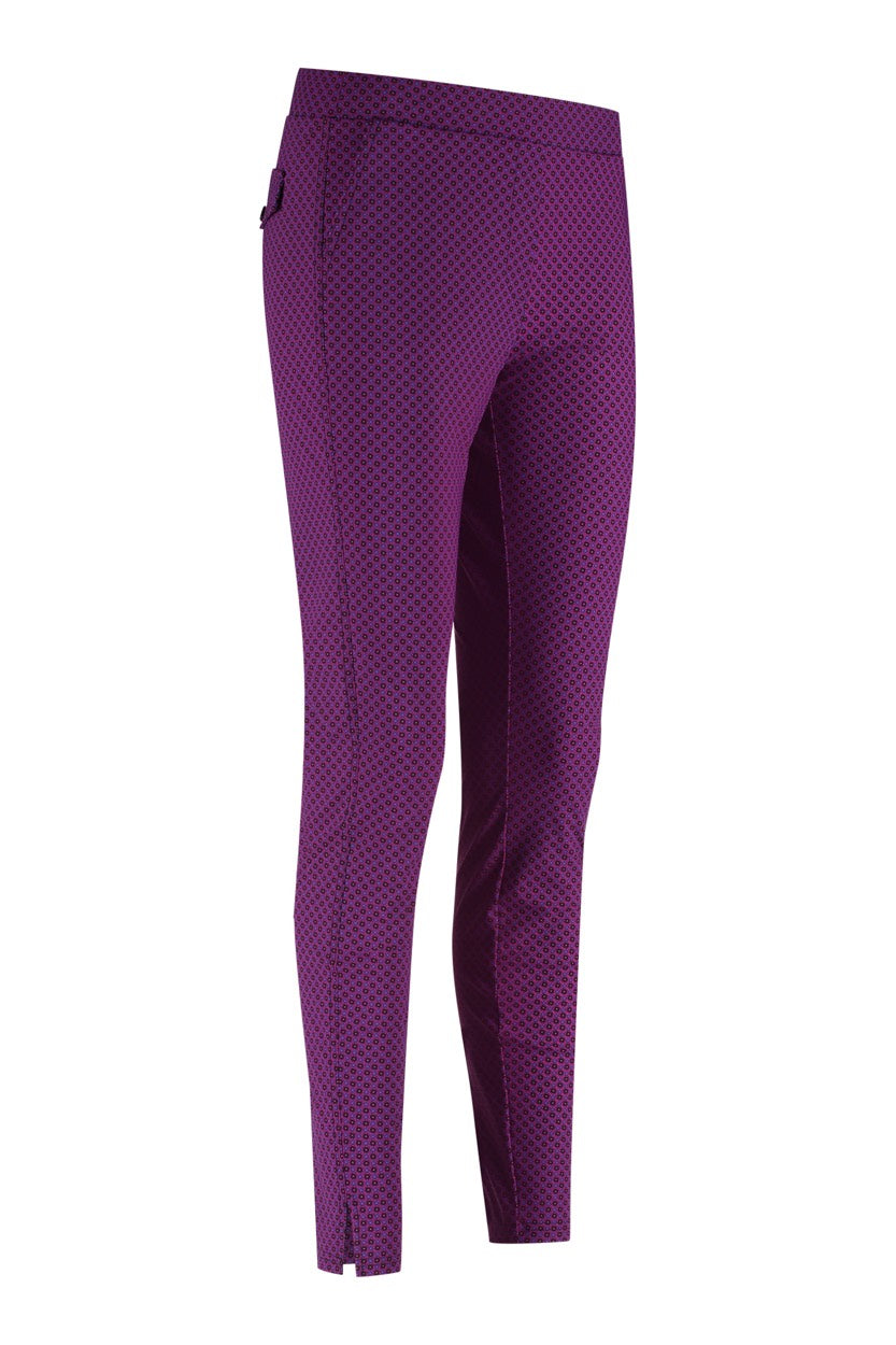 Studio Anneloes 07815 Flodown – lange broek dames - Paars Dessin