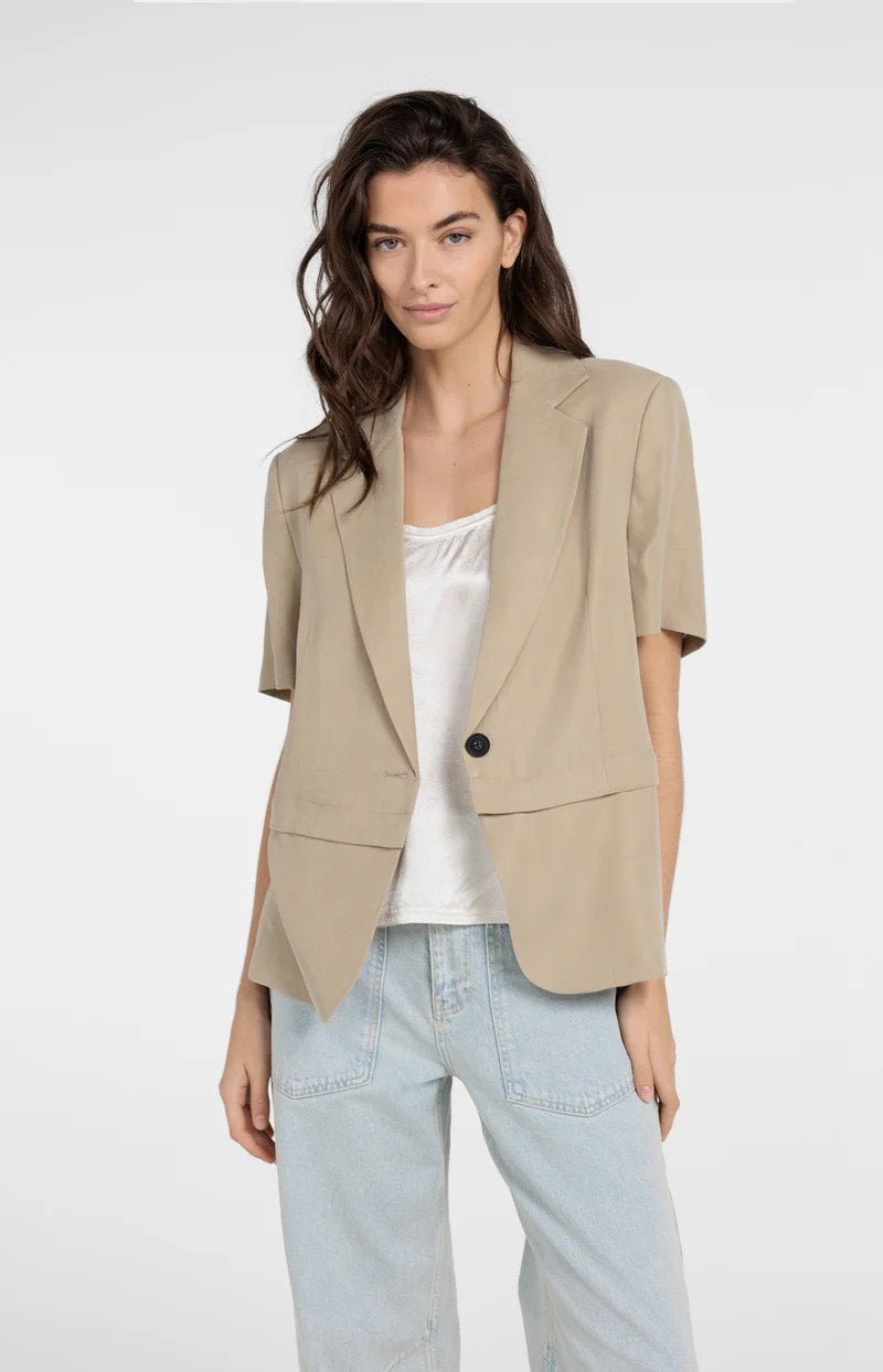 YAYA Women blazer bruin melee – dames