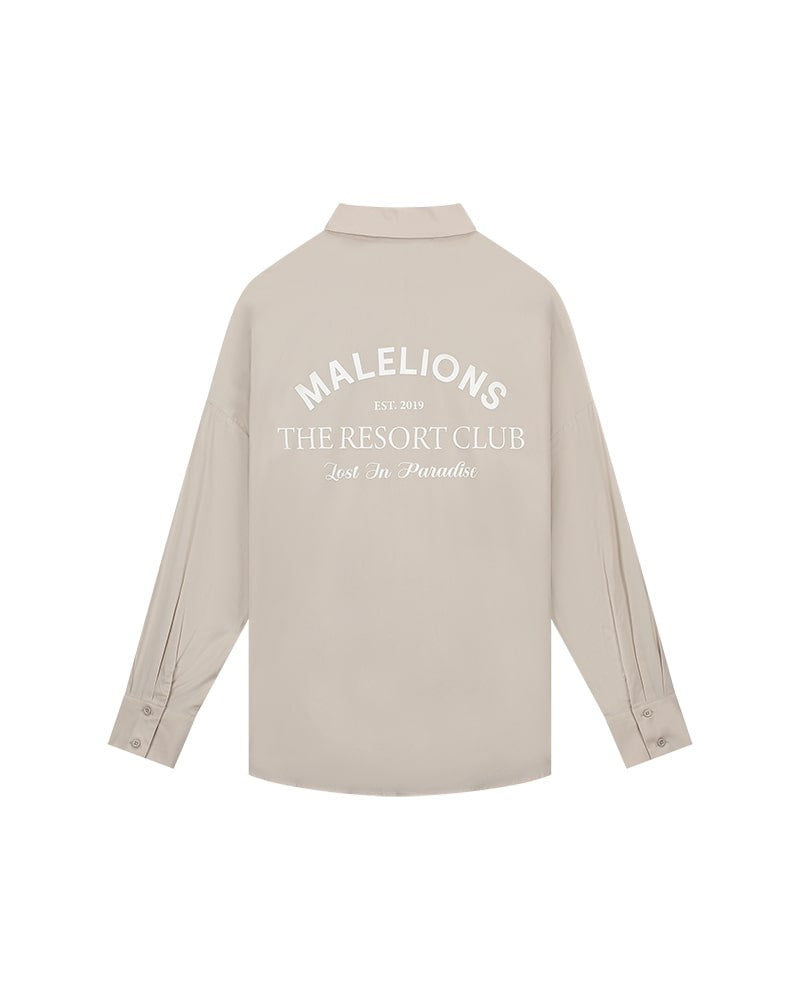 malelions women MD3-SS24-13 blouse l/m beige
