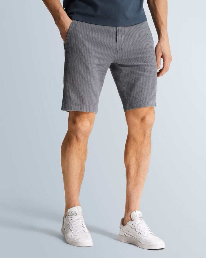 Cast Iron CSH2605650 Chino short rafblauw – heren