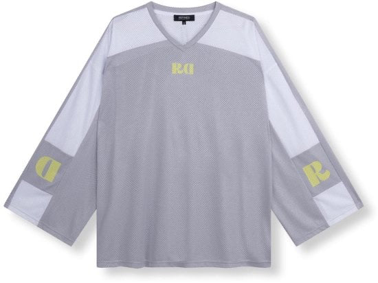Refined department t-shirt l/m dames zilverkleurig