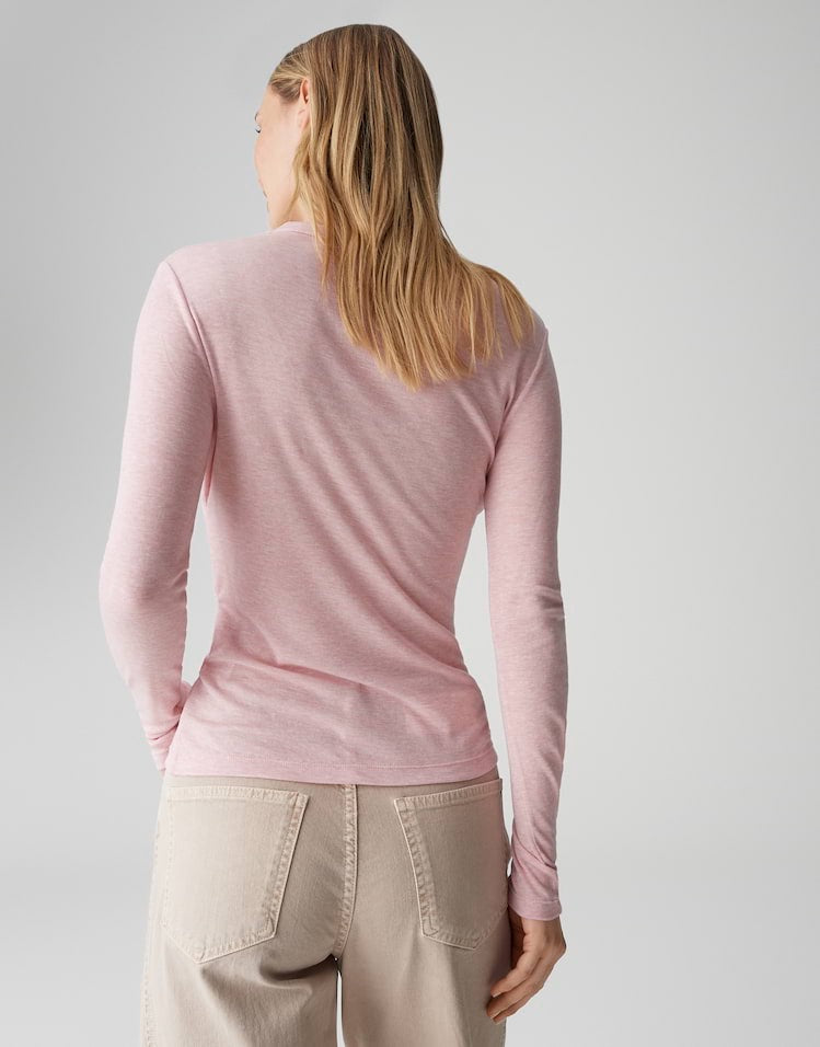 Opus Sefemina t-shirt l/m licht roze – dames