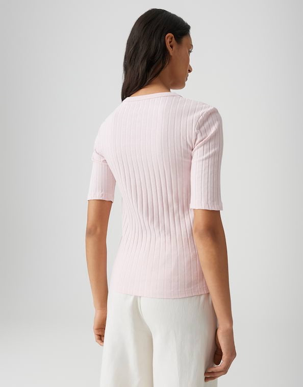 Opus Savka 10388411105106 t-shirt k/m dames roze