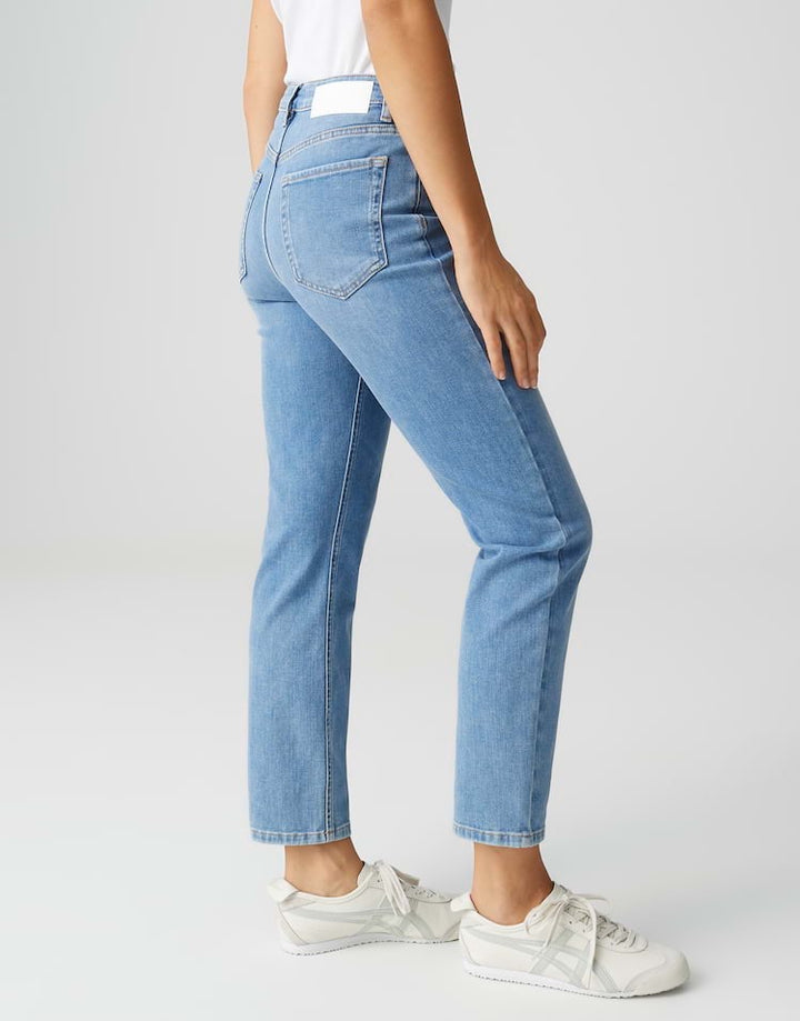 Opus Elma Clever jeans regular-straight fit – dames - Blue Denim - 30