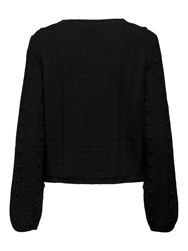 Jacqueline de Yong 15351394 Sigrid vest gebreid dames - zwart