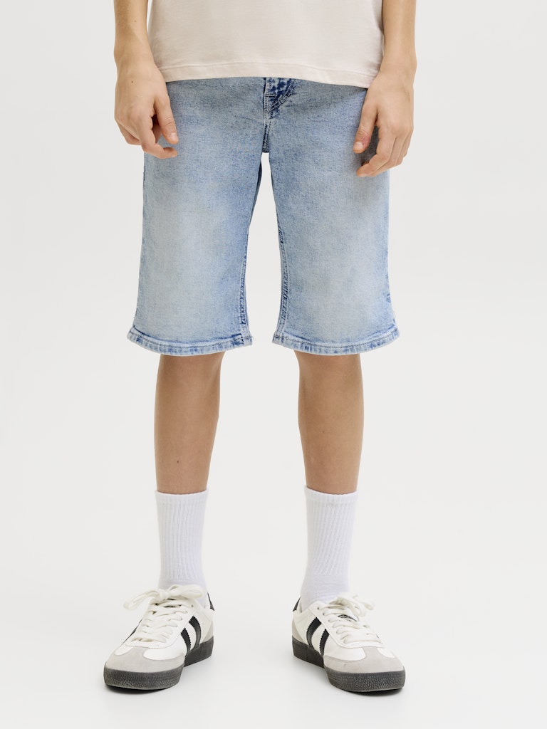 Jjirick Jjoriginal Shorts Am 360 Sn Jnr - Blue Denim