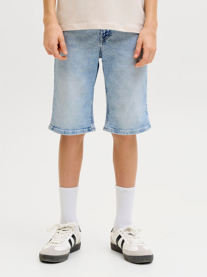 Jjirick Jjoriginal Shorts Am 360 Sn Jnr - Blue Denim