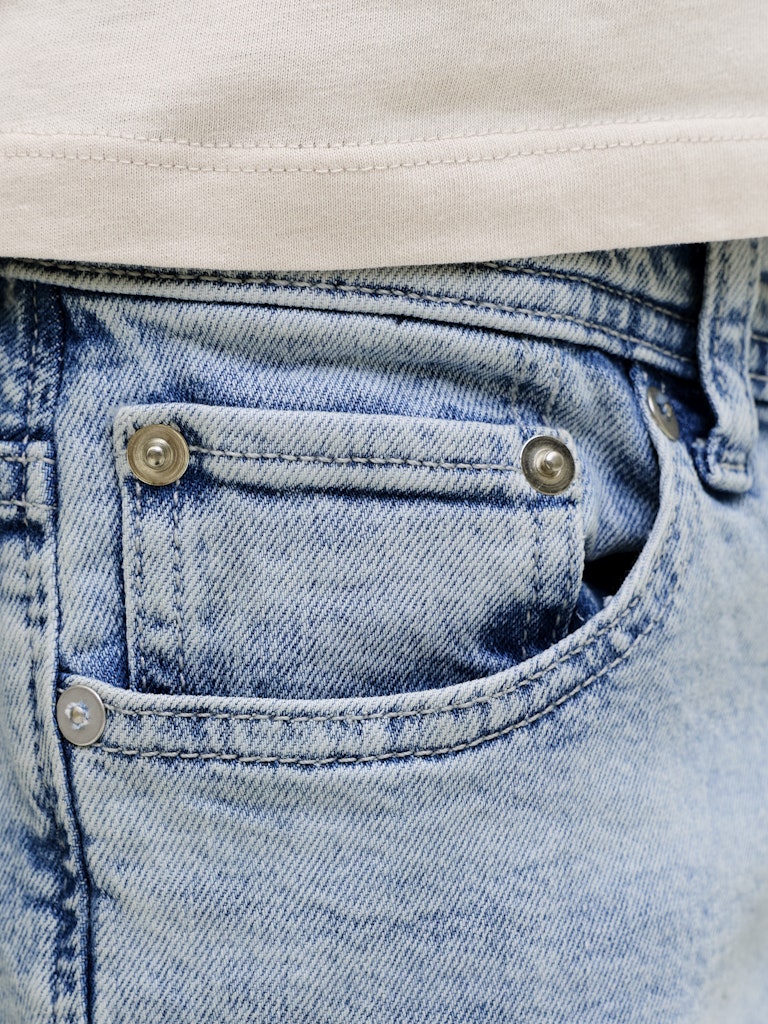 Jjirick Jjoriginal Shorts Am 360 Sn Jnr - Blue Denim