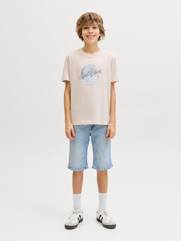 Jjirick Jjoriginal Shorts Am 360 Sn Jnr - Blue Denim
