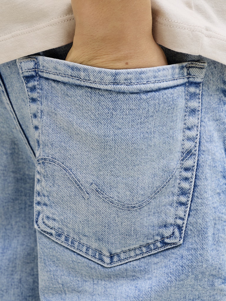 Jjirick Jjoriginal Shorts Am 360 Sn Jnr - Blue Denim