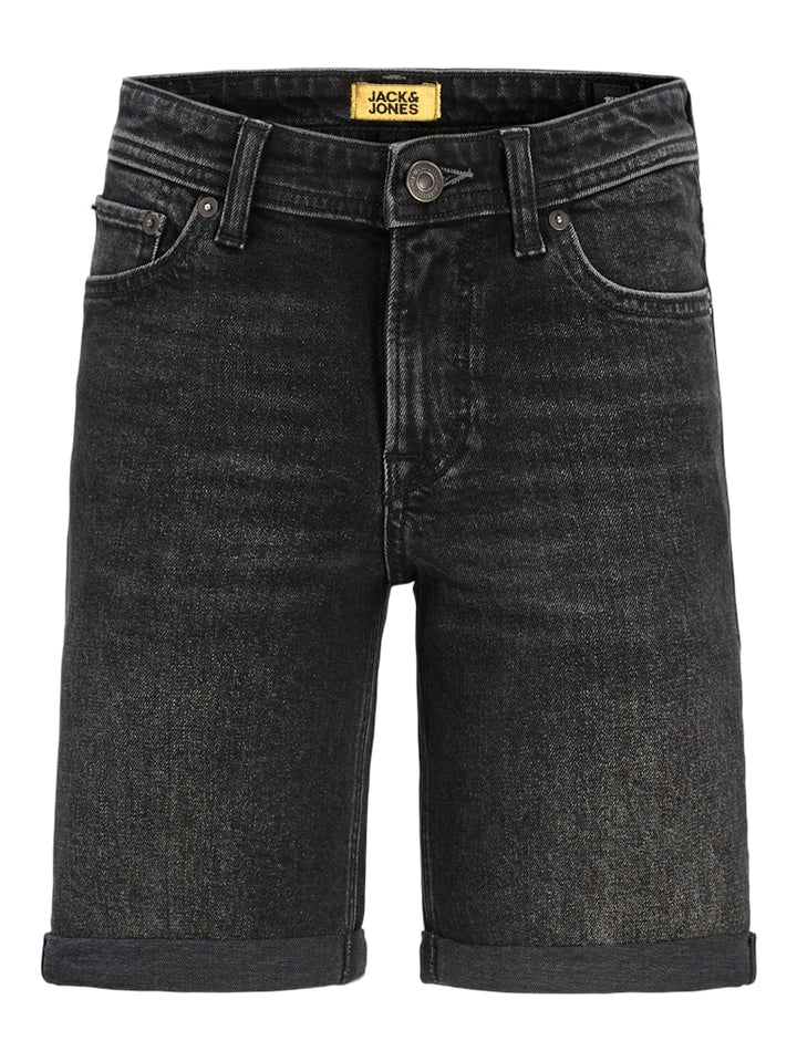 Jjirick Jjoriginal Shorts Am 360 Sn Jnr - Black Denim
