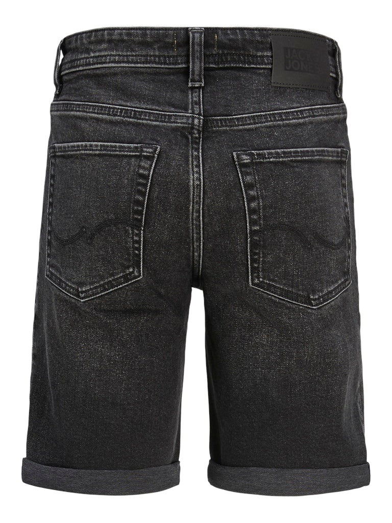 Jjirick Jjoriginal Shorts Am 360 Sn Jnr - Black Denim