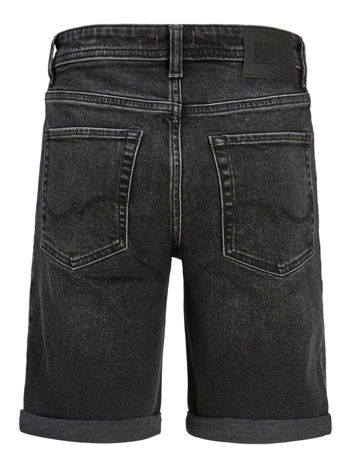 Jjirick Jjoriginal Shorts Am 360 Sn Jnr - Black Denim