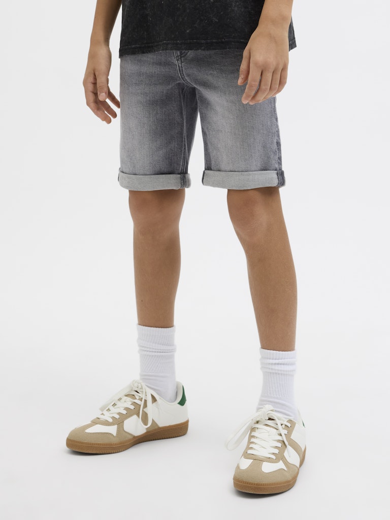 Jjirick Jjoriginal Shorts Am 360 Sn Jnr - Grey Denim