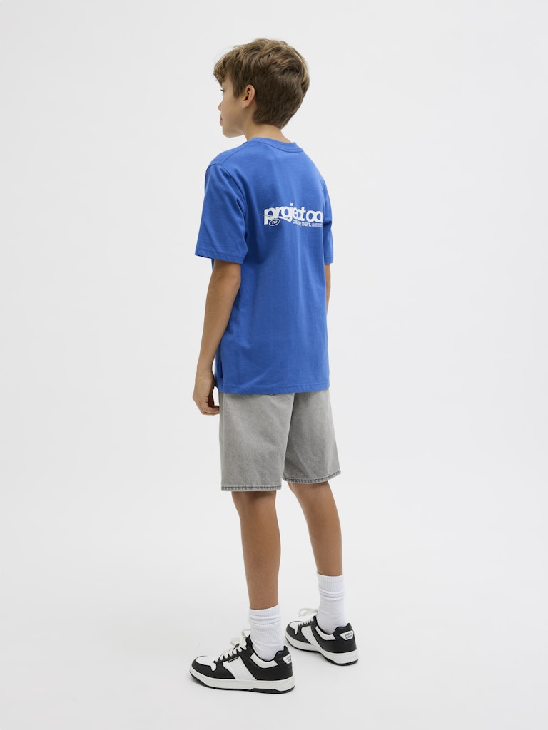 Jjitony Jjoriginal Shorts Akm 928 Sn Jnr - Grey Denim