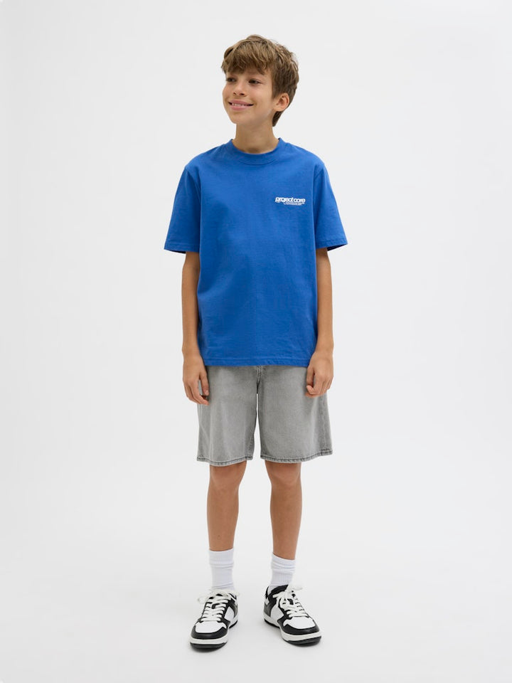 Jjitony Jjoriginal Shorts Akm 928 Sn Jnr - Grey Denim