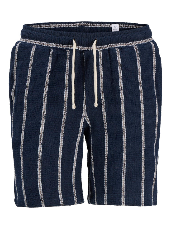Jpstjaiden Coba Stripe Jog Short M Jnr - Blauw Dessin