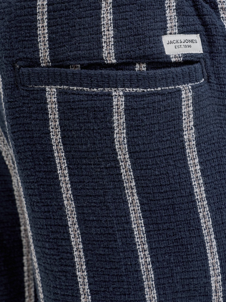 Jpstjaiden Coba Stripe Jog Short M Jnr - Blauw Dessin