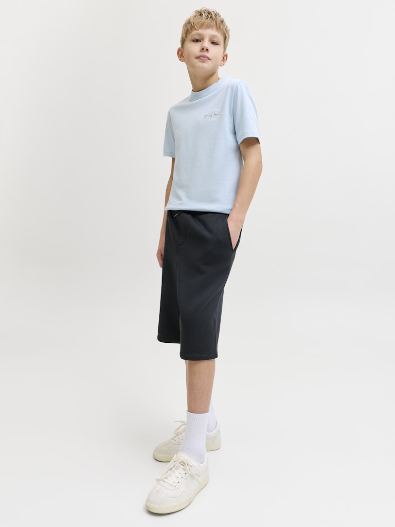 Jpstowen Falls Sweat Shorts Jnr - Zwart