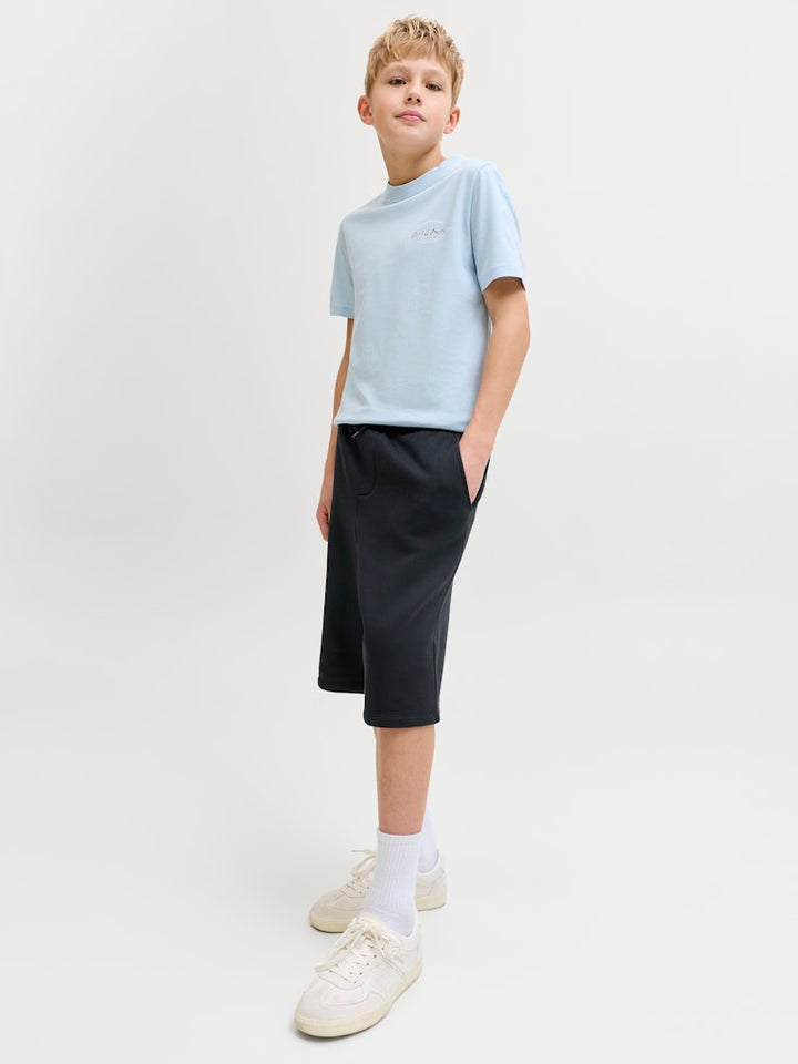 Jpstowen Falls Sweat Shorts Jnr - Zwart