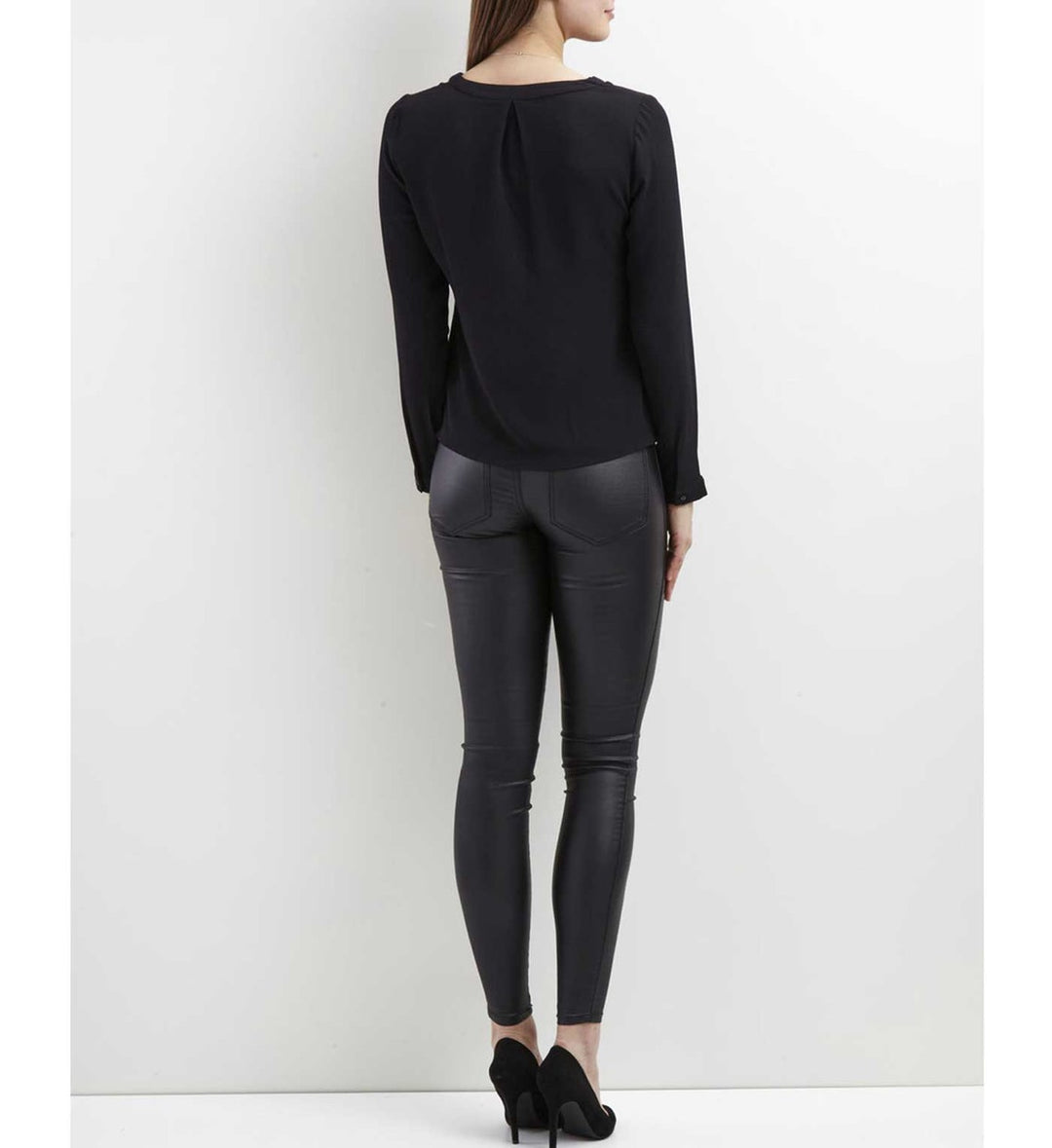 Only Hallie top zwart – dames