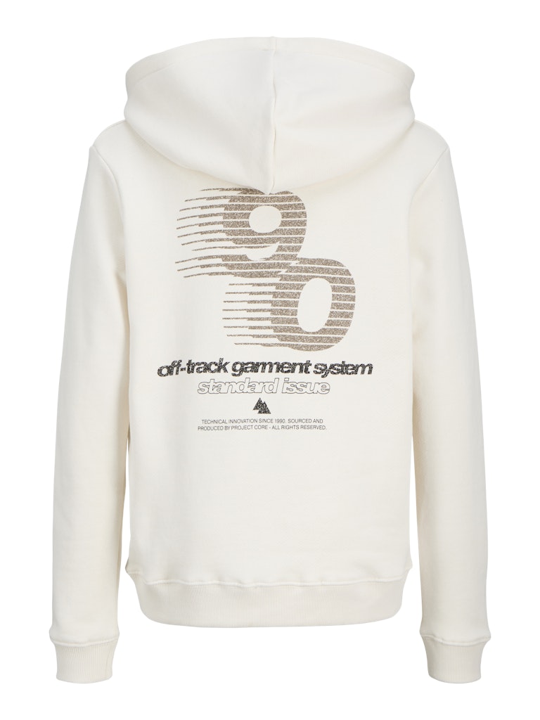Jcogrid Sweat Hood Jnr - Ecru